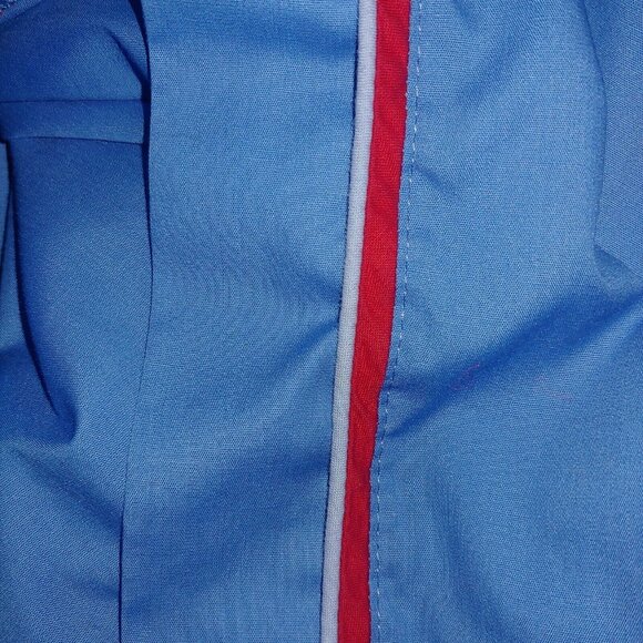 Vintage Mac Phergus Mens XL Robe Blue Red Knee Length Lightweight Belted - Picture 6 of 9